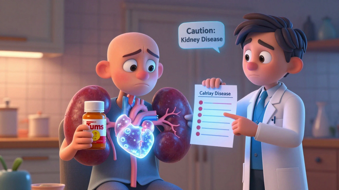 Antacids and Kidney Disease: What You Need to Know About Phosphate Binders and Risks