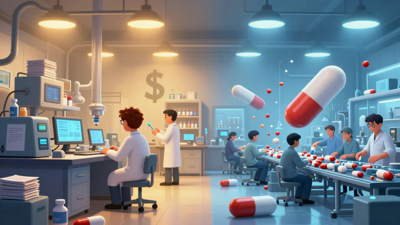 Labor Cost Differences: Generic vs Brand-Name Drug Production